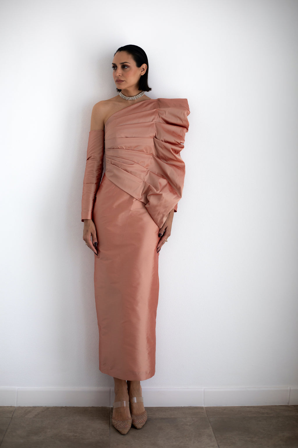 VESTIDO SAFIRA SALMON