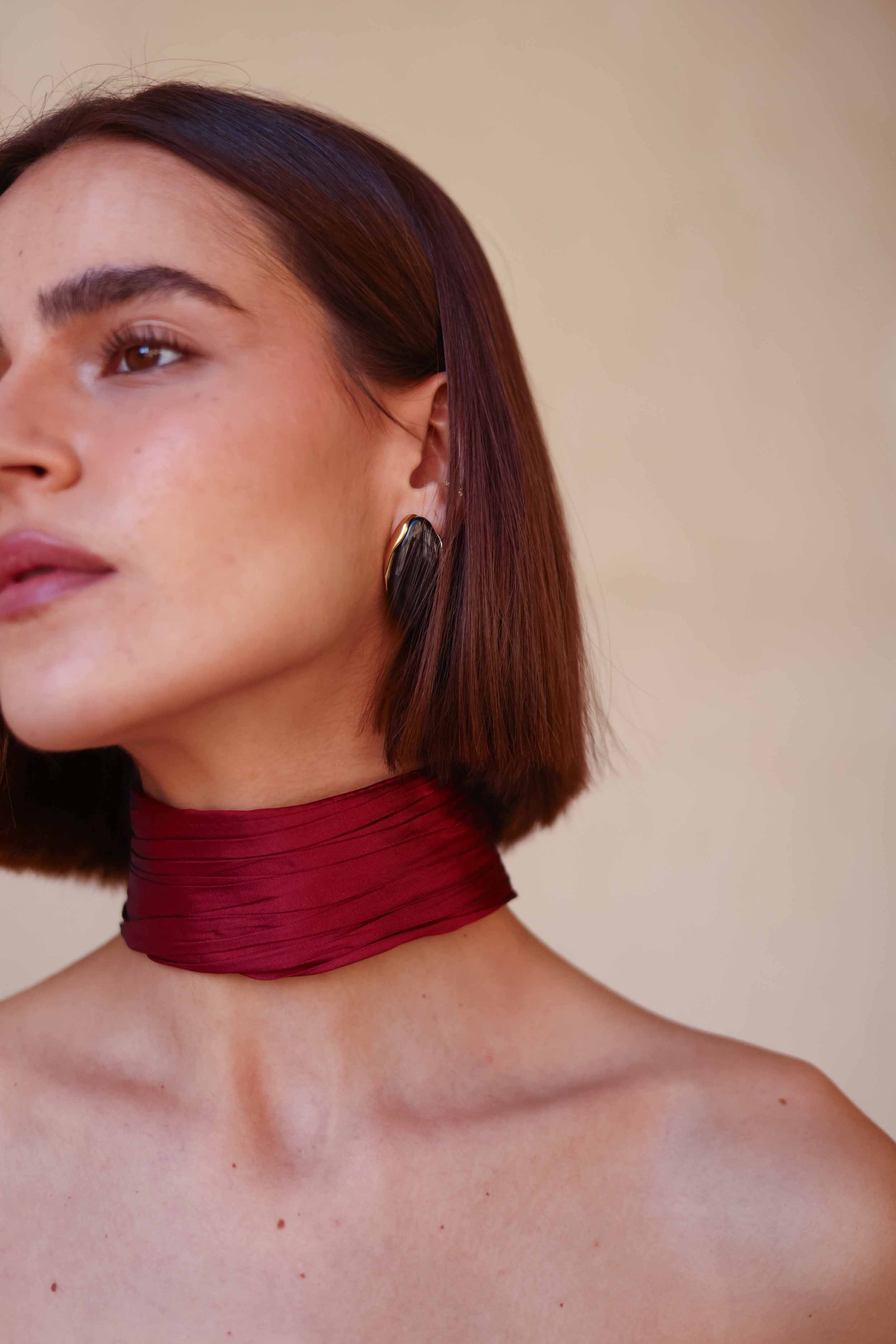 VESTIDO ÓPALO BURGUNDY